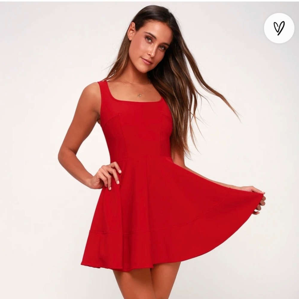 Lulus skater dress - home before daylight dress